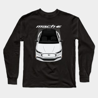 Ford Mustang Mach E SUV - White Long Sleeve T-Shirt